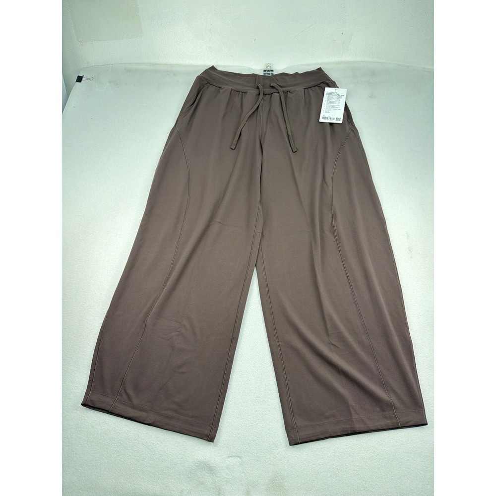 Lululemon Groove Low-Rise Relaxed Cinch Pant Mahogany Muse Nulu Size 10 LW5JORS